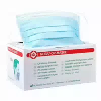 Noba Op Maske 3lagig mit Elastisch Schlaufen Blau