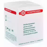 Noba Mullkompressen, 8 Lagig, 20 X 20 Cm, 100 Stück 100 st