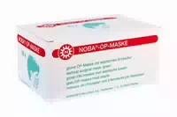 Noba Mundschutz Op Maske mit Elastischer Schlaufe Grün 3 Lagig