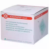Nobarapid Sterilkompresse 10x10 Cm, Einzeln Verpackt
