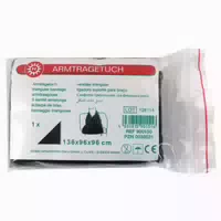 Noba Armtragetuch Dreiecktuch 136 X 96 X 96 Cm, Schwarz, Viskosegewebe 100 St