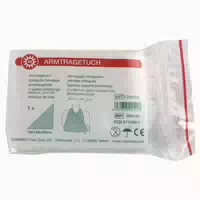 Noba Armtragetuch Dreiecktuch 136 X 96 X 96 Cm, Weiß, Viskosegewebe 10 St