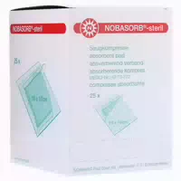 Noba Saugkompressen Steril 25 Stück 10 X 10 cm 25 st