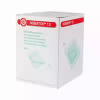 Noba Nobatop 12 Sterile Vliesstoffkompressen 6 Lagig 20 X 5 Stück 7,5 X7,5 cm 20x5 st