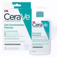 Cerave Porentiefe Reinigung: Schäumendes Reinigungsgel mit Salicylsäure für das Gesicht bei Unreiner und zu Akne Neigender Haut Cerave Anti Unreinheiten Patches