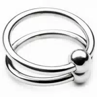 Metal Hard Doppel Stahl Penisring