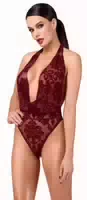 Body „kink Royal“ mit Samtflockprint Ornamenten