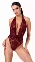 Body „kink Royal“ Mit Samtflockprint Ornamenten
