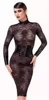 Kleid „kink Royal“ aus Elastischer Spitze