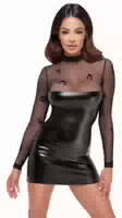 Kleid „libido Exclusive“ im Edlen Material Mix