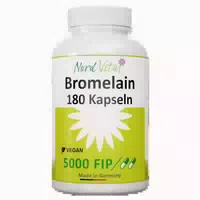 Bromelain 1000mg Mit 5000 F I P Magensaftresistente Kapseln 180 St