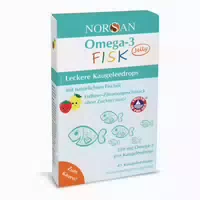 Norsan Omega 3 Fisk Jelly F Kinder Drage 45 St