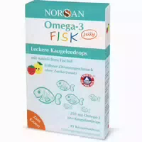 Norsan Omega 3 Fisk Jelly für Kinder Dragees