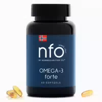 Nfo Omega 3 Forte, Fish Gelatin 60 St