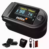 Pulox Po 200a Set Finger Pulsoximeter Schwarz 1 st