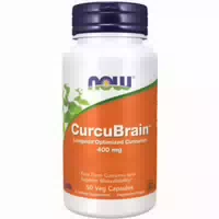 Now Foods, Curcubrain™, 400mg Kurkuma Wurzelextrakt