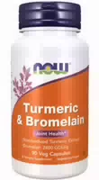 Now Foods Kurkuma und Bromelain