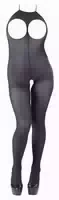 Catsuit aus Semitransparentem Strumpfmaterial