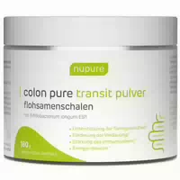 Nupure Colon Pure Transit Pulver Flohsamenschalen 180 g Pulver