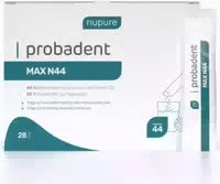 Nupure Probadent Max N44 Pulver – mit 44 Bakterien und Hefekulturen, Xylit, Isomaltulose und Vitamin D3