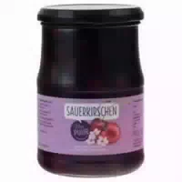 Sauerkirschen im Glas, Entsteint