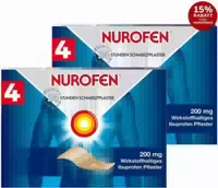 Nurofen 24h Schmerzpflaster 200 mg 2 X 4 Stück