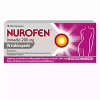 Nurofen Immedia 200 mg bei Schmerzen 20 st Weichkapseln