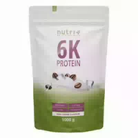 Nutri 6k Eiweißpulver 1kg Protein Shake ohne Whey