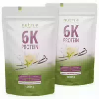Nutri 6k Eiweißpulver 2kg Protein Shake ohne Whey