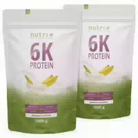 Nutri 6k Eiweißpulver 2kg Protein Shake ohne Whey