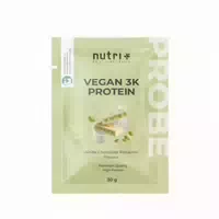 Vegan 3k Proteinpulver Probe Weiße Schokolade Pistazie