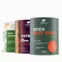 Natures Finest Detox Fat Burn Starterset Für Fettverbrennung & Entgiftung 375 G