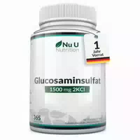 Nu U Nutrition Glucosamin Sulfat 1500mg 2kci Tabletten 365 st