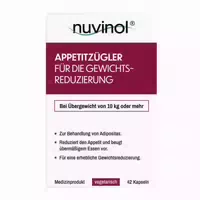Nuvinol Appetitzügler für die Gewichtsreduzierung bei Übergewicht & Adipositas – Vegetarisch