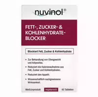 Nuvinol Fett & Zucker & Kohlenhydrateblock Tabletten
