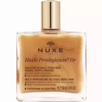 Nuxe Huile Prodigieuse Or Pflegeöl mit Schimmer Effekt für Gesicht, Körper und Haar