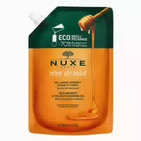 Nuxe Reve De Miel Gel Lavant Surgras Visage Et Corps Refill