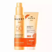Nuxe Sun Set Sonnenspray Lsf 50 Gratis Duschshamp