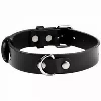 Obaie Klassisches Halsband Aus Echtem Leder