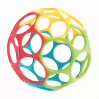 Oball, Rainbow Aus Flexiblem Kunststoff, 20,64x9,53x10,8cm, 28435