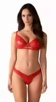 Dessous Set „aliosa“ mit Bügel Bh & Riostring