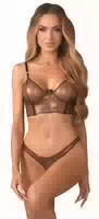 Dessous Set „soranna“ Mit Bügel Bh Und Ouvert String