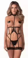 Harness „hersis“ Mit Hals Und Strumpfbändern