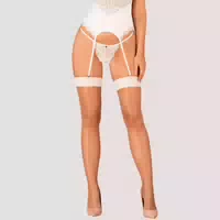 Straps Strümpfe mit Elastischem Abschluss
