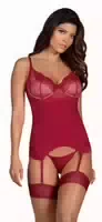 Strapshemd Plus String „rosalyne“ Mit Spitze