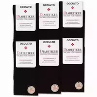 Occulto Diabetikersocken Herren ohne Naht Baumwolle 6er Pack Modell: Oliver