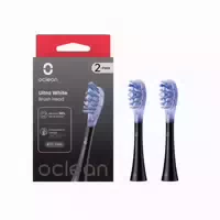 Oclean Bürstenkopf Ultra Weiß Schwarz, 2er Pack