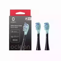 Oclean Bürstenkopf Ultra Zahnfleischpflege Schwarz, 2er Pack