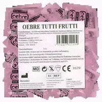 «tutti Frutti» 100 Club Kondome, Fruchtig, 53mm, Transparent 100 Kondome 100 St