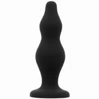 Ohmama Leveled Silicone Butt Plug 12 Cm
